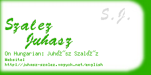 szalez juhasz business card